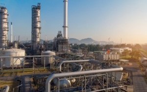 Chemical Plant In The Mountains